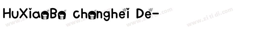 HuXiaoBo chonghei De字体转换